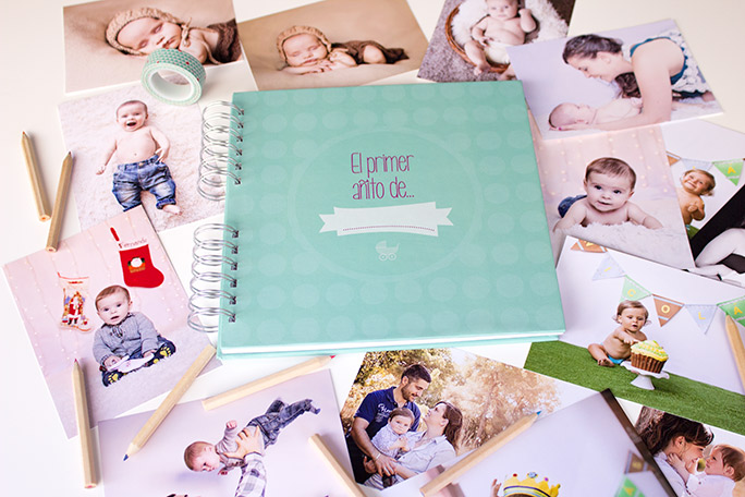Libro de Recuerdos para bebé Mi Primer Añito - Álbum de fotos en español -  Libro de Recuerdos para bebé Mi Primer Añito - Libro de recuerdos del