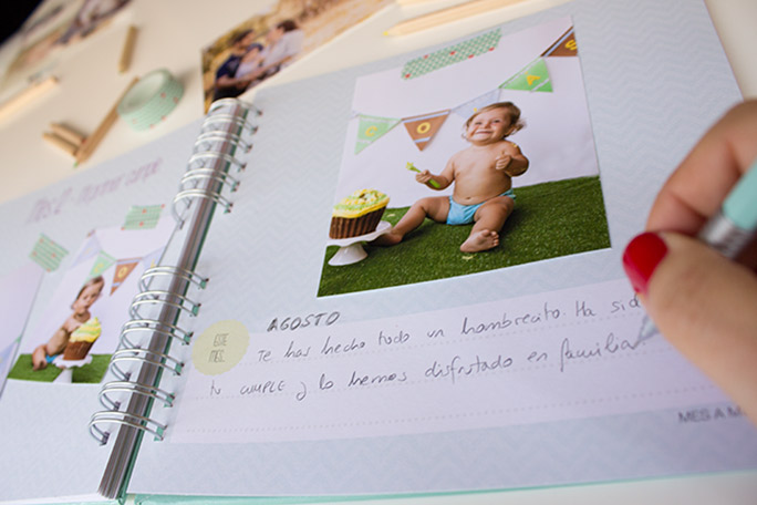 Álbum de fotos bebé, ¡su primer libro de recuerdos!